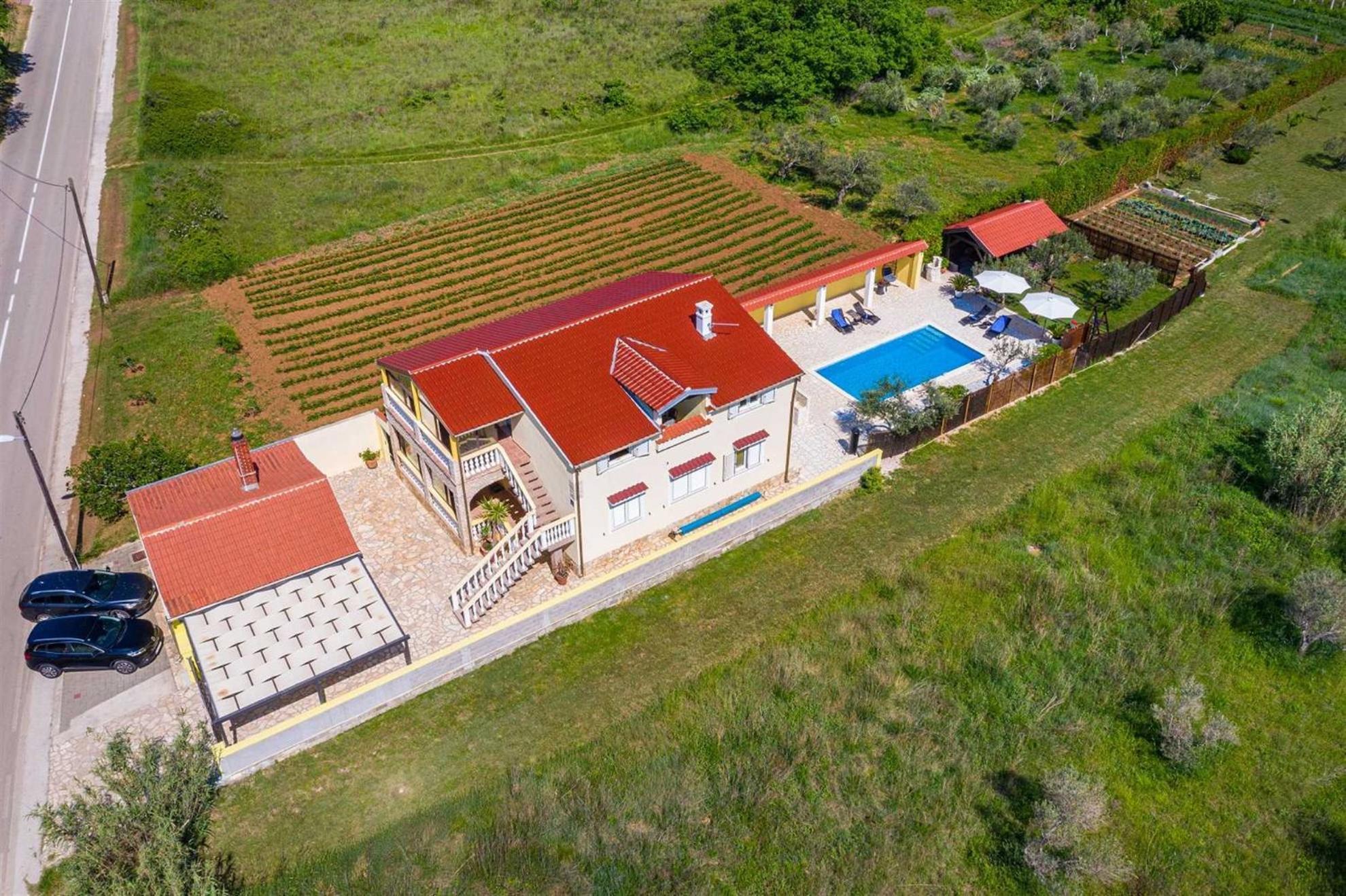 Apartment House Simoni With Pool, Zadar County Privlaka  Exterior foto